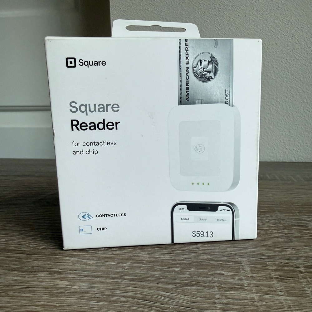 Square‎ Reader for Contactless and Chip White Bluetooth A-SKU-0792 New in Box